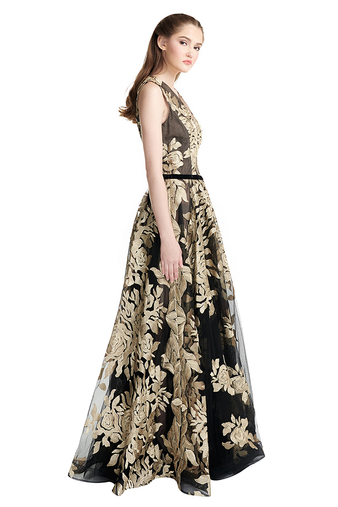 side view of the dress